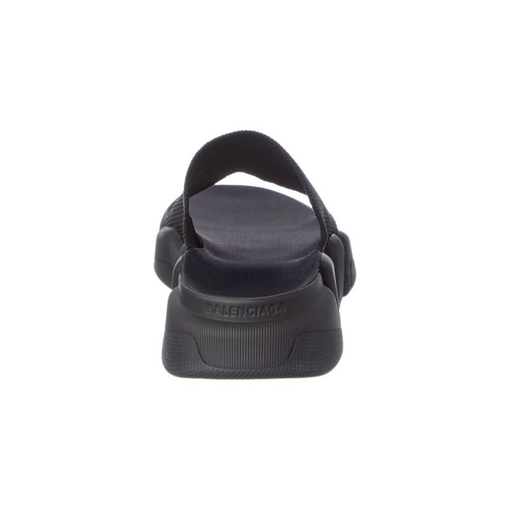 Balenciaga Speed Canvas Sandal, Black - Picture 3 of 5